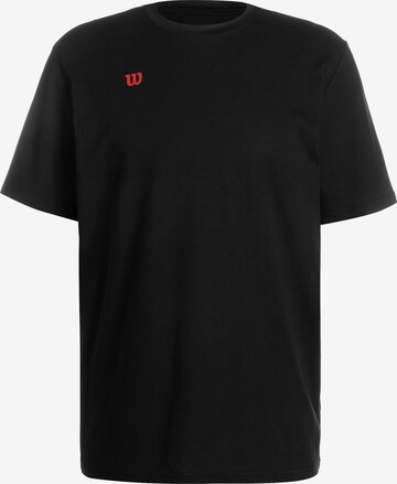 T-Shirt fonctionnel WILSON en noir : devant