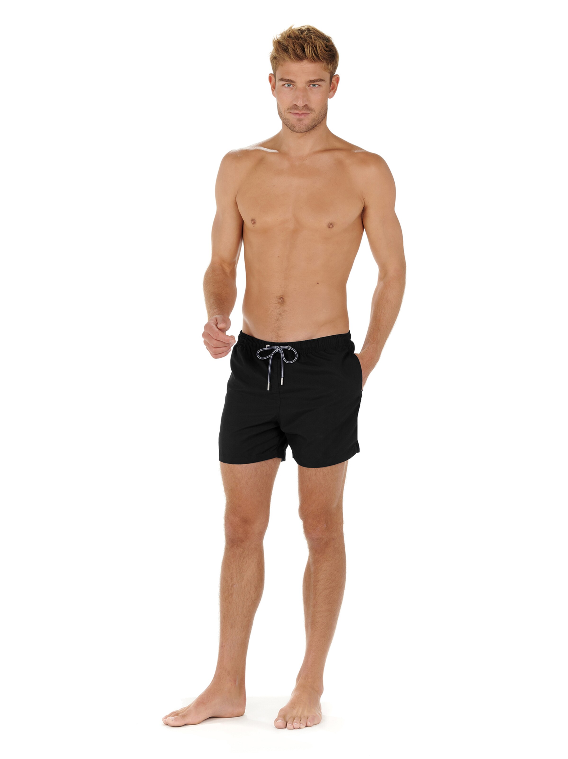 HOM Board Shorts ' Sea Life ' in Black