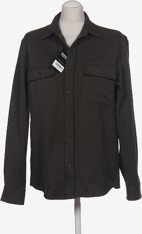 MANGO Button Up Shirt in M in Green: front