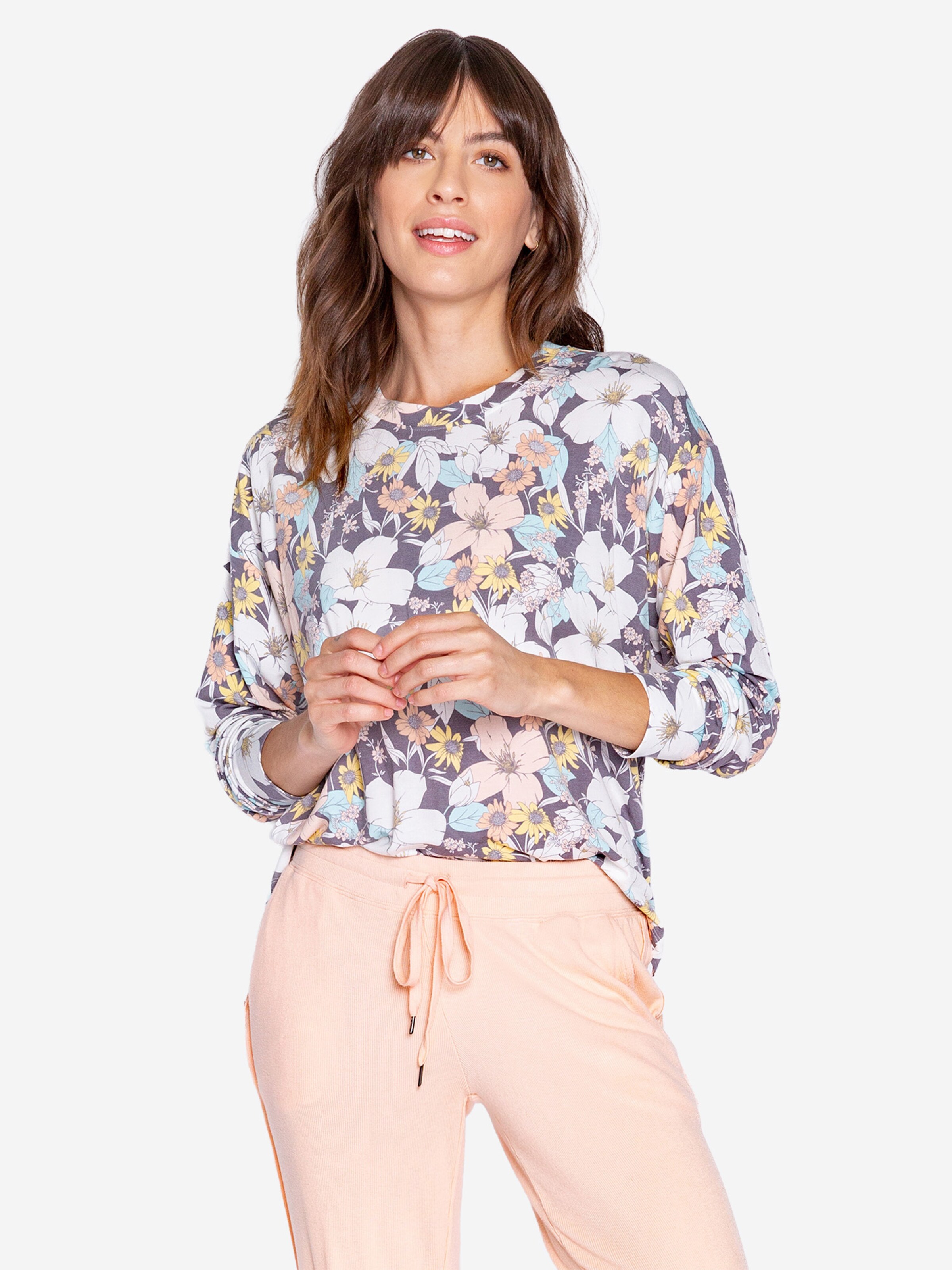 Chemise de nuit 'Pastel Dreams' PJ Salvage en mélange de couleurs : devant