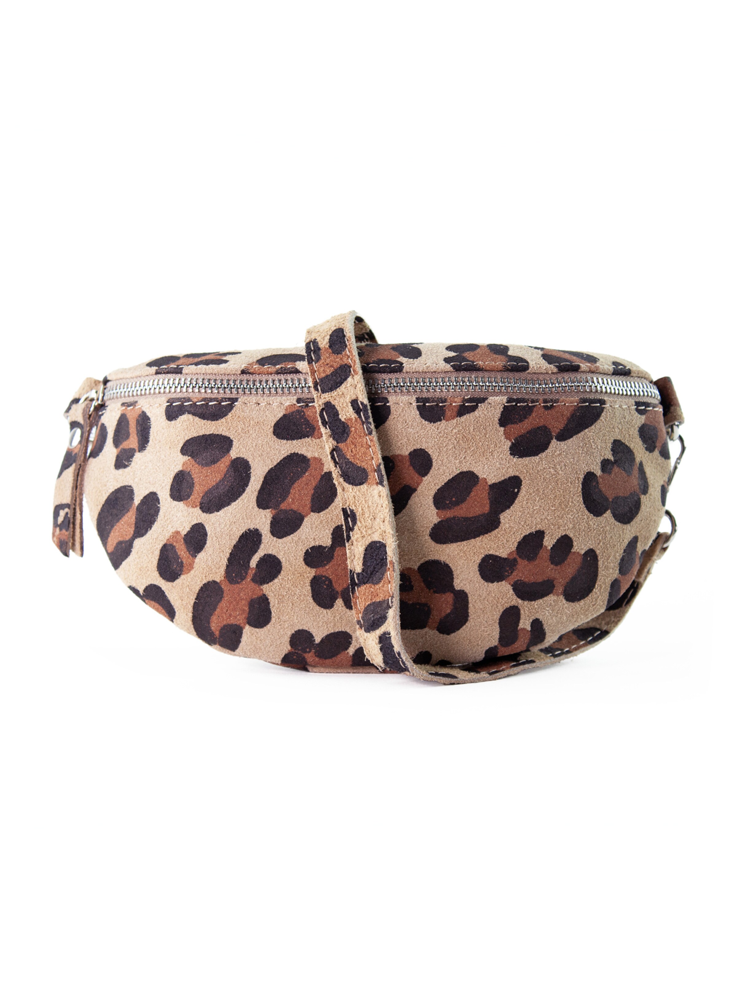 lePelou - Riñonera 'VALENTINA LEO' en beige