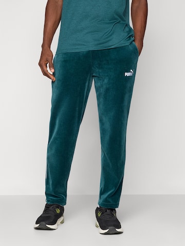 PUMA Regular Broek 'ESS' in Groen: voorkant