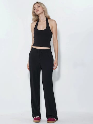 Busem Wide Leg Hose in Schwarz
