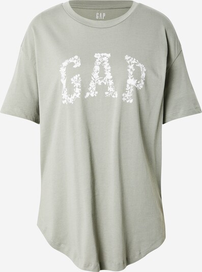 GAP T-shirt en jade / blanc cassé, Vue avec produit