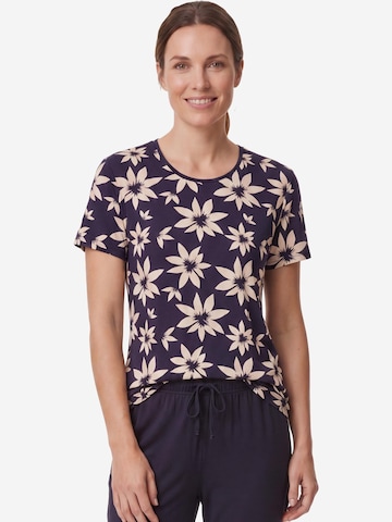 Ammann Pajama Shirt 'Mix & Match' in Blue: front