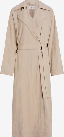 Manteau mi-saison Calvin Klein Jeans en beige : devant