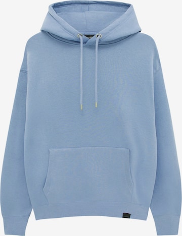 Pull&Bear Sweatshirt in Blue: front