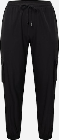 Effilé Pantalon cargo 'KIRBY' Noisy May Curve en noir : devant