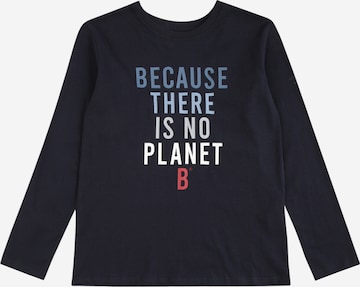 ECOALF T-shirt 'BECAUSE' i blå: framsida