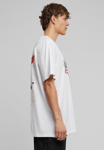 T-Shirt 'Never ending...' MT Upscale en blanc