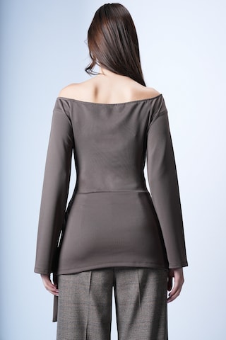 Trend Alaçatı Stili - Camiseta en marrón