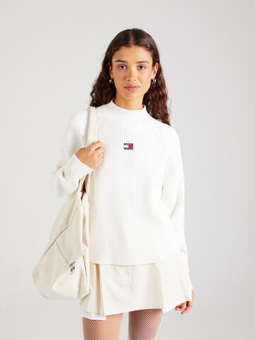 Tommy Jeans Pullover in Weiß: Vorderseite