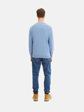 TOM TAILOR Regular Fit Pullover in Blau