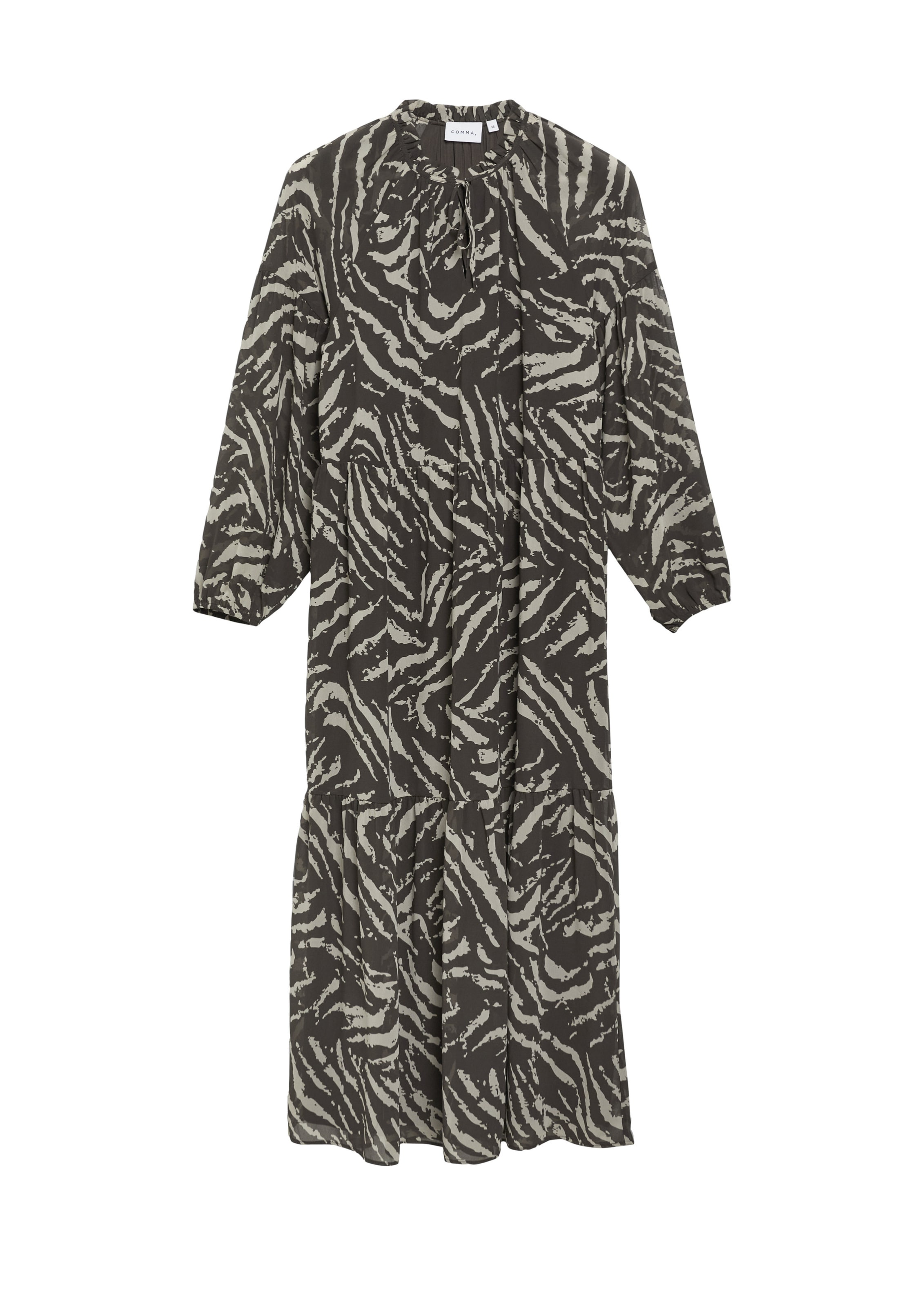 COMMA Kleid in Braun: Vorderseite