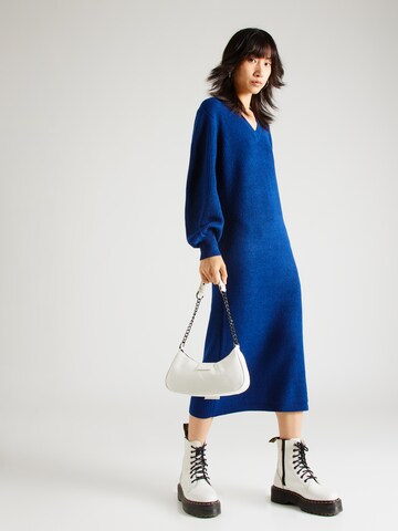 OBJECT Knit dress 'Malena' in Blue