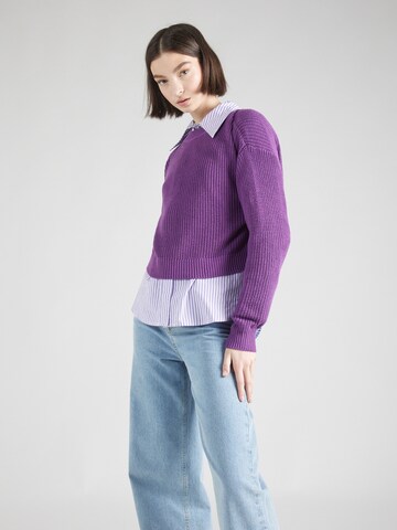 Pull-over 'MAYSA' Noisy may en violet : devant