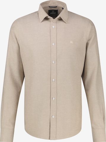LERROS Regular Fit Hemd in Beige: Vorderseite
