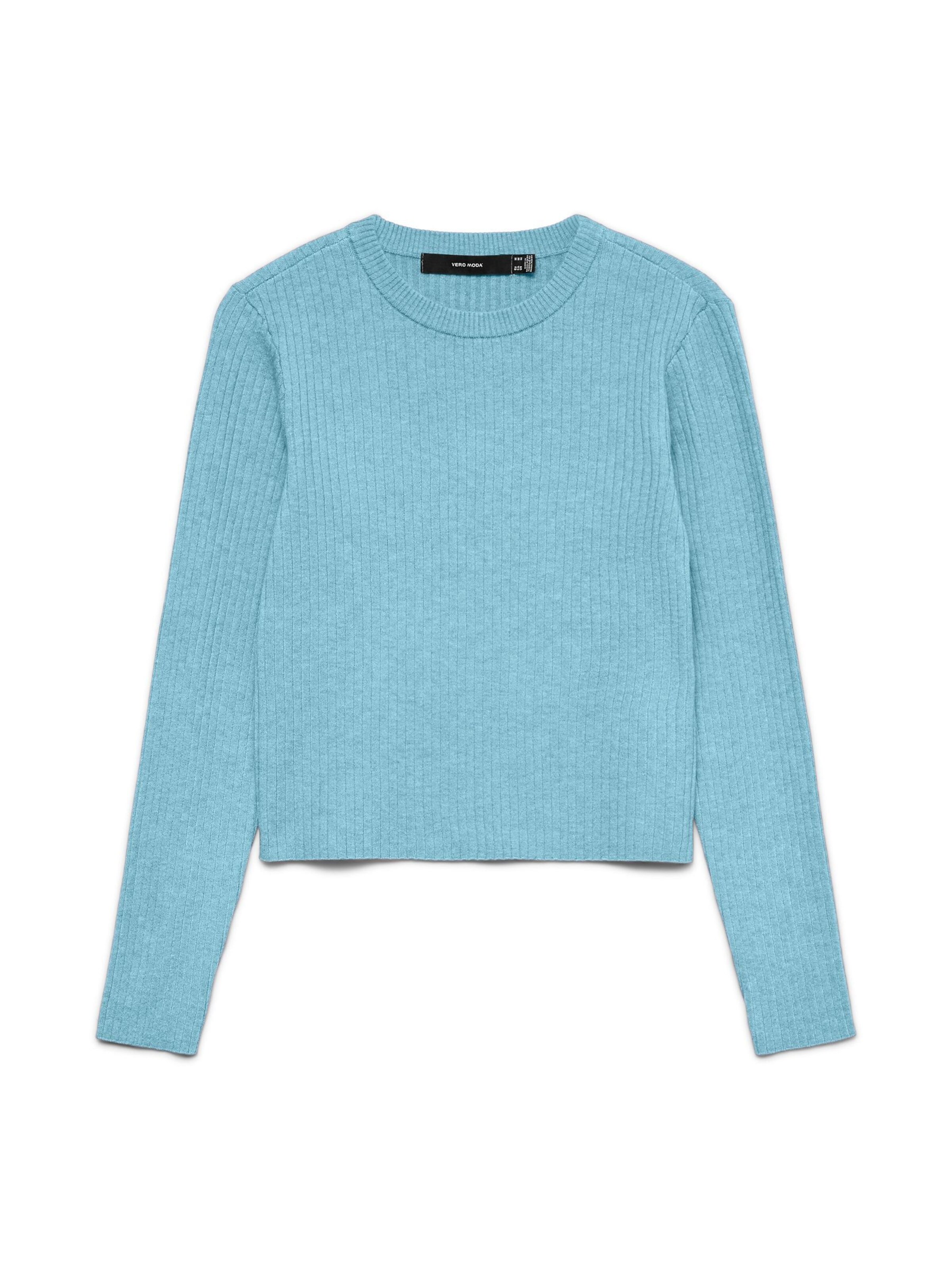 Pull-over 'VMFOOLIVE' VERO MODA en bleu : devant