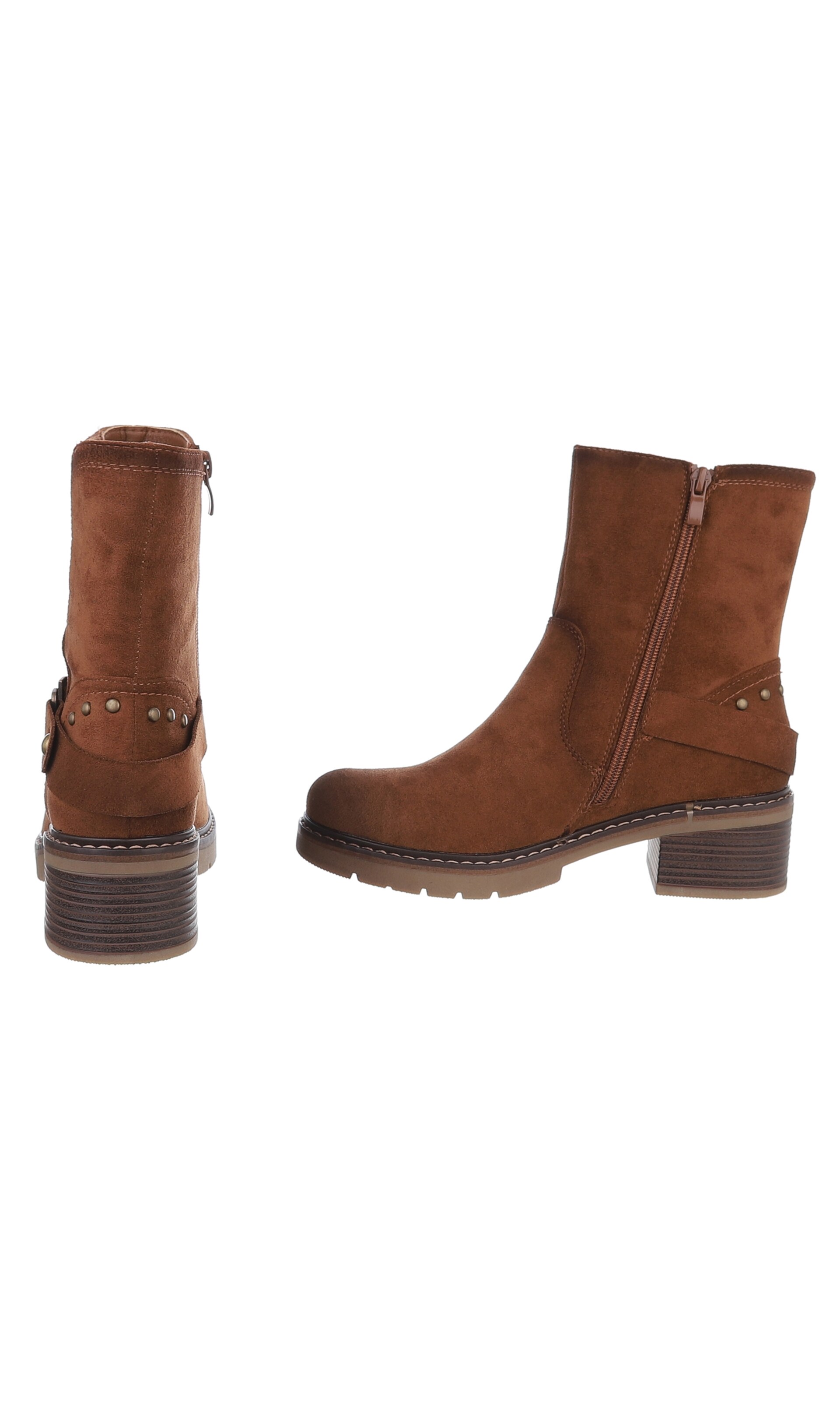 Ital-Design Stiefelette in Braun