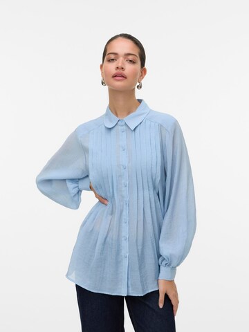 VERO MODA Blouse 'VMAvery' in Blauw: voorkant