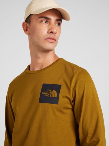 THE NORTH FACE Футболка 'FINE' в Зеленый