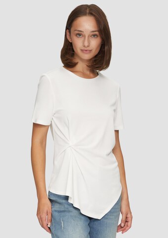 T-shirt s.Oliver en blanc : devant