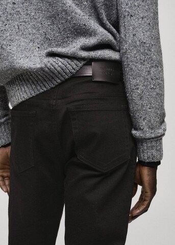 MANGO MAN Slimfit Jeans 'Patrick' in Schwarz