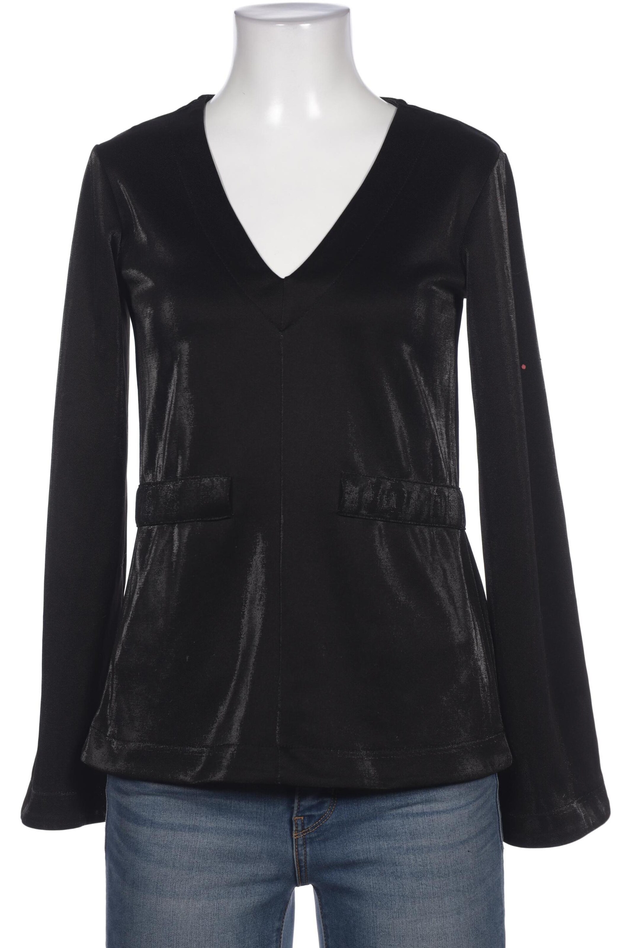 Gina Tricot Bluse XS in Schwarz: Vorderseite