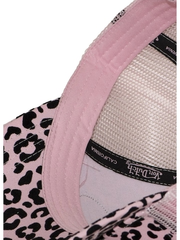 Von Dutch Kšiltovka 'Gorra von dutch rosa cheetah print trucker cap' – pink