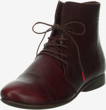 THINK! Lace-Up Ankle Boots in Brown: front