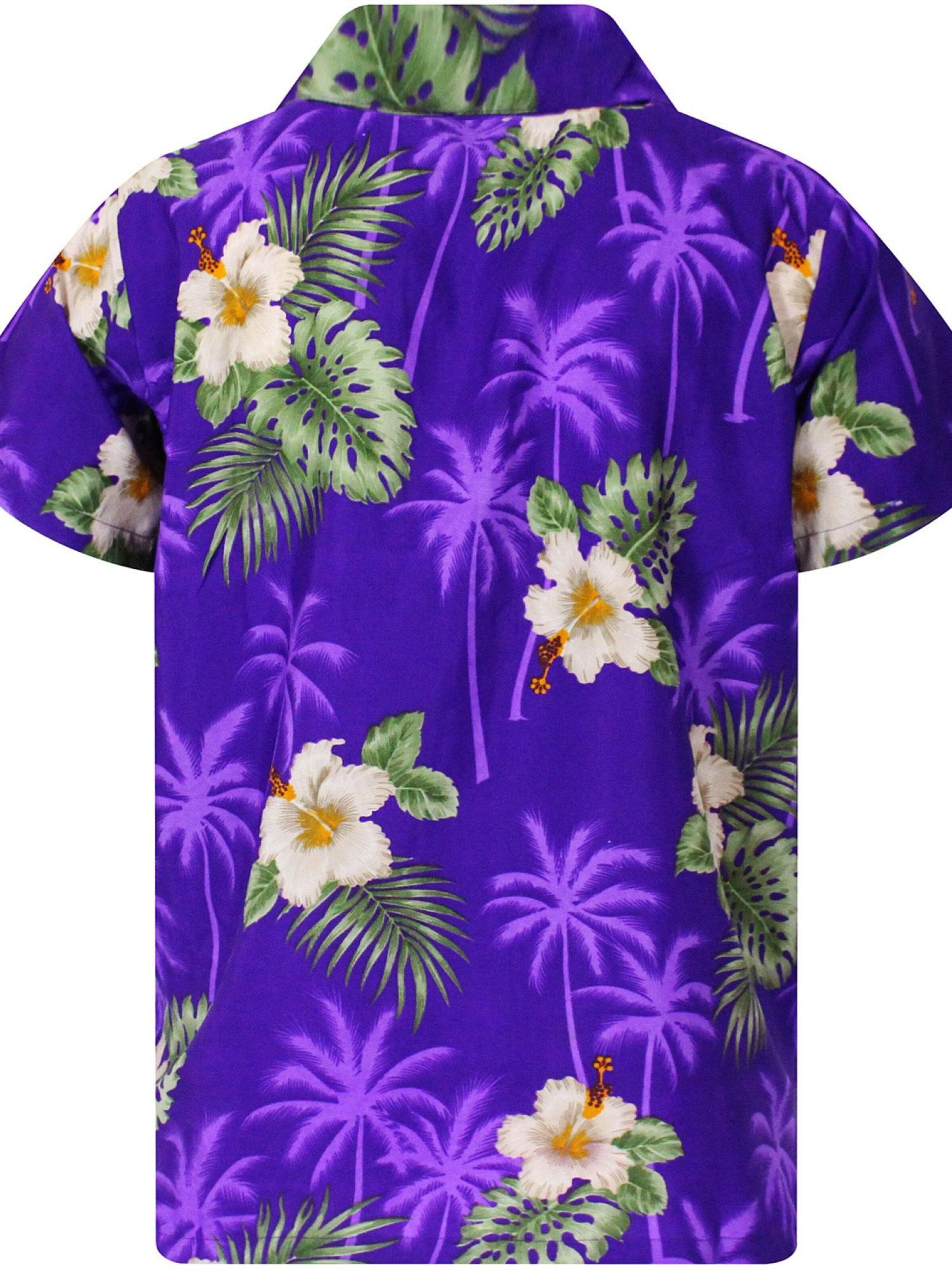 King Kameha Shirt 'Small Flower'‌ in Lila