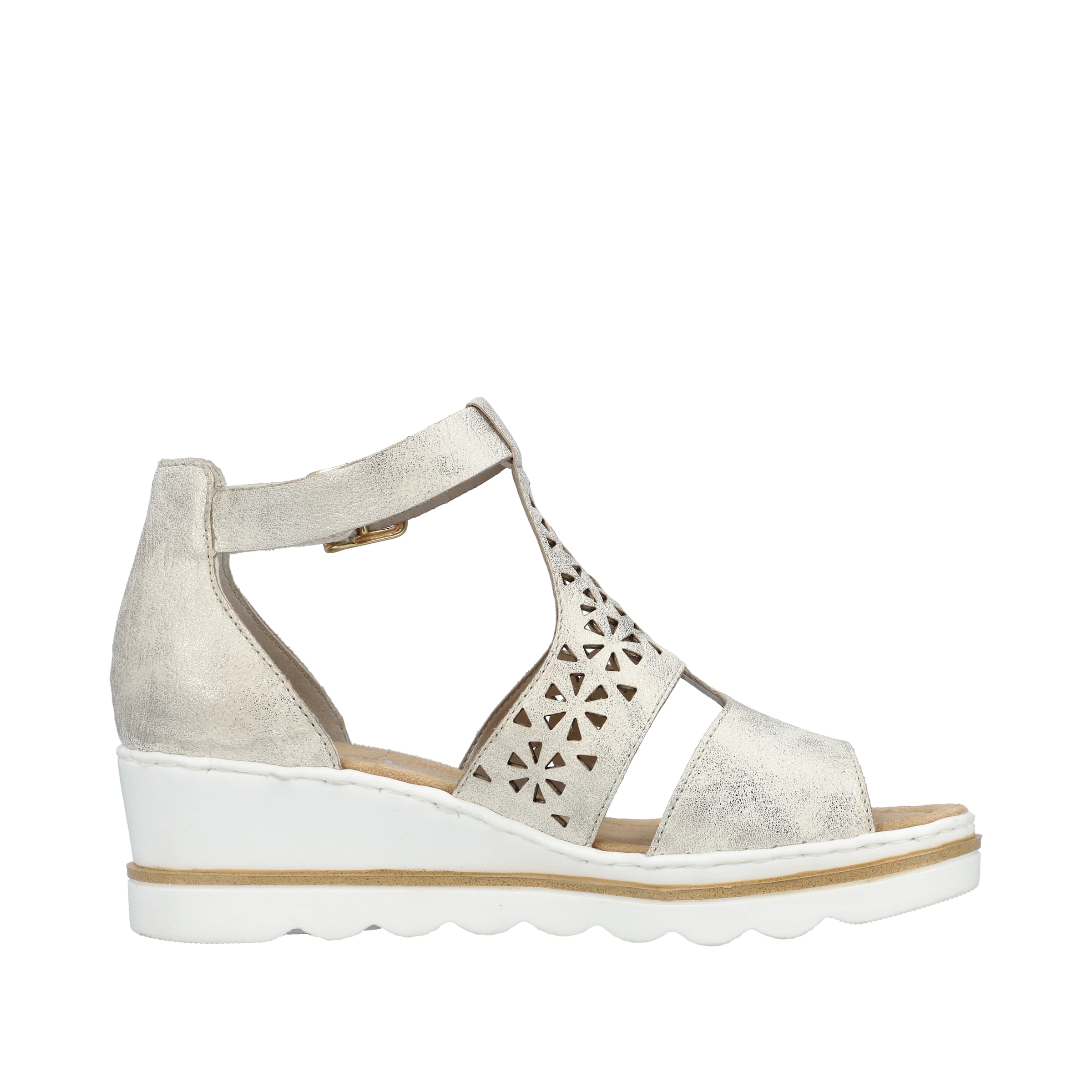 Sandales '67481' Rieker en beige