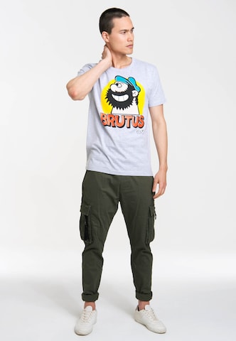 LOGOSHIRT T-Shirt 'Brutus' in Grau