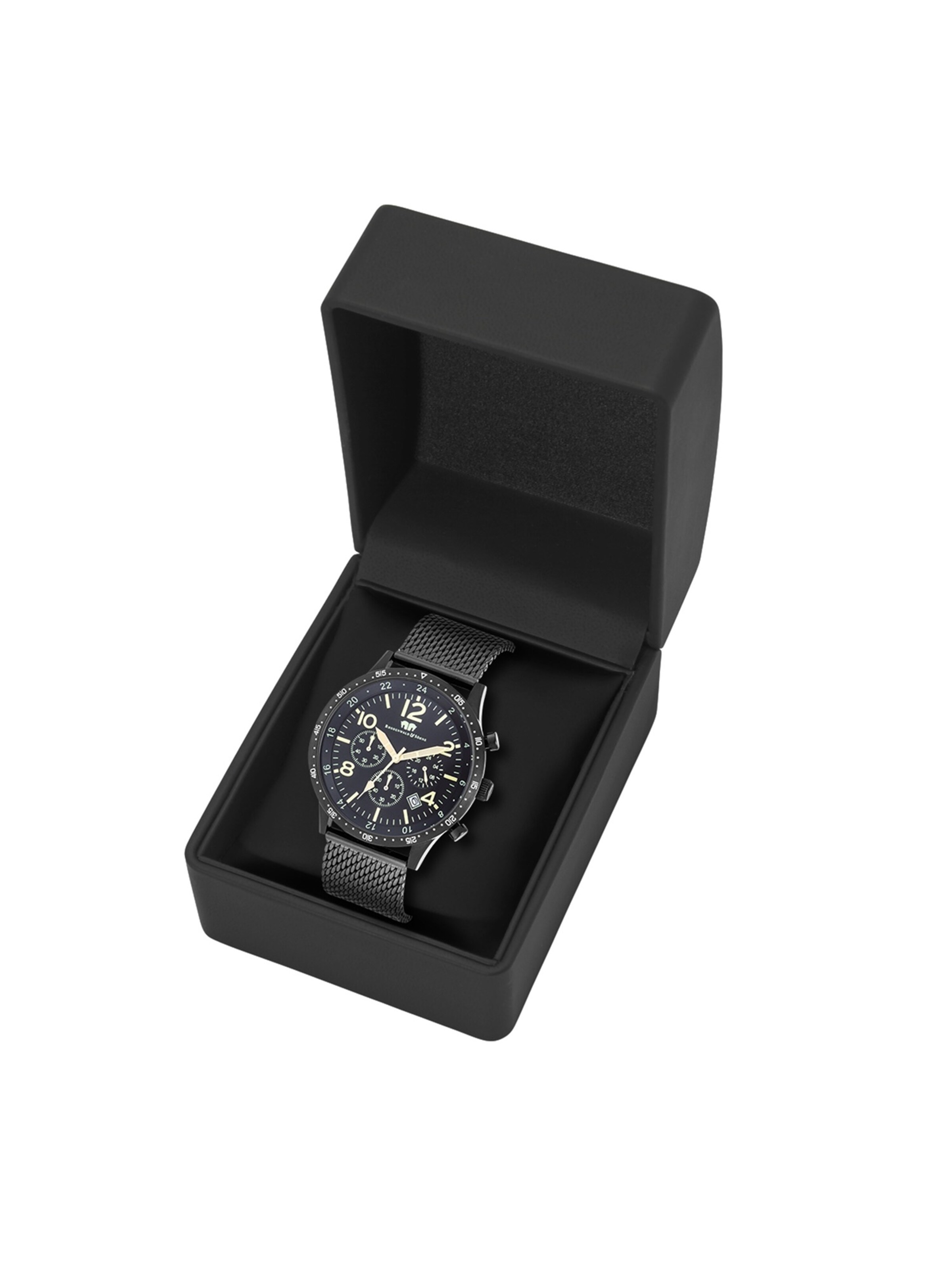 Montre à affichage analogique Rhodenwald & Söhne en noir