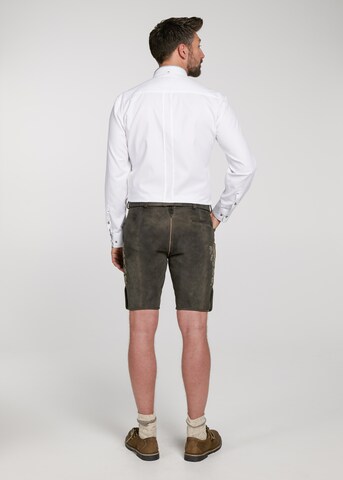 SPIETH & WENSKY Regular Traditional Pants 'Werfen' in Brown
