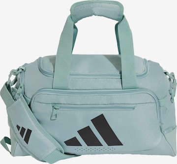 ADIDAS PERFORMANCE - Malas de desporto 'Training Defender' em verde: frente