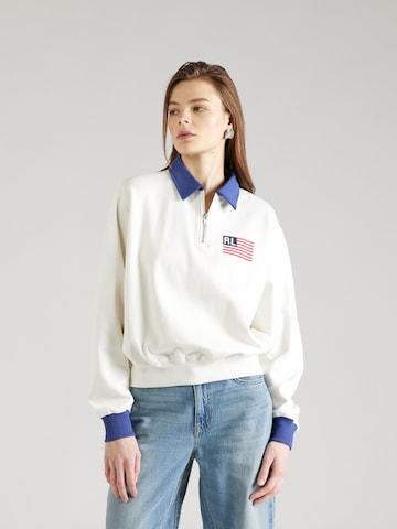 Polo Ralph Lauren Sweatshirt i vit: framsida