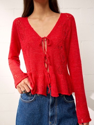 Cardigan Bhoem en rouge