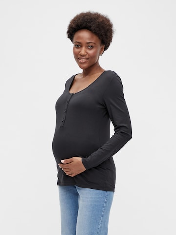 MAMALICIOUS Shirt 'Charlie Lia' in Schwarz: predná strana