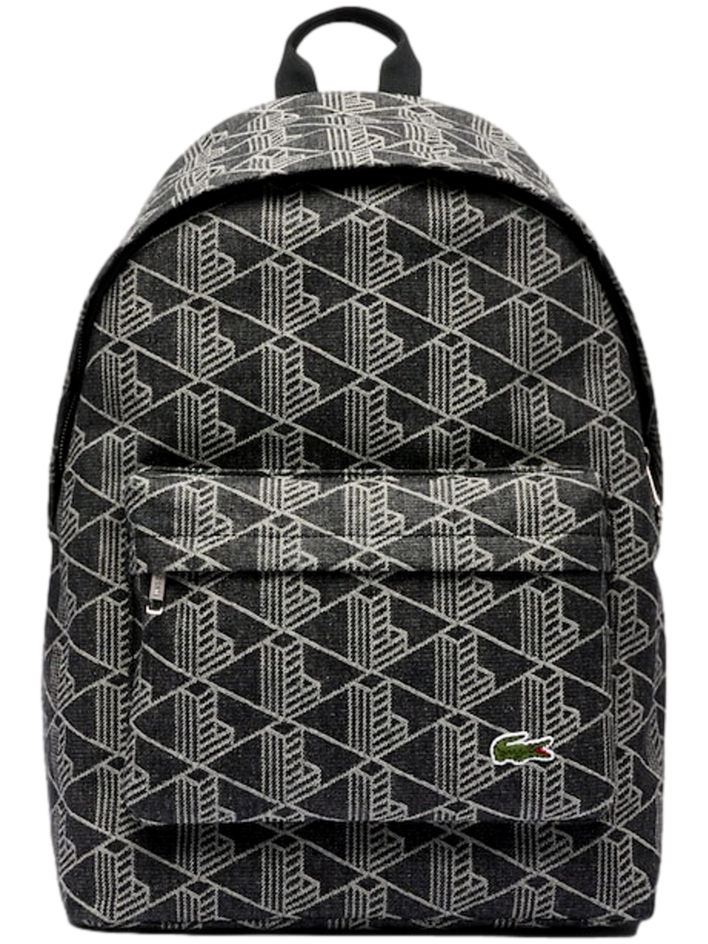 LACOSTE Backpack 'Neocroc' in Black: front