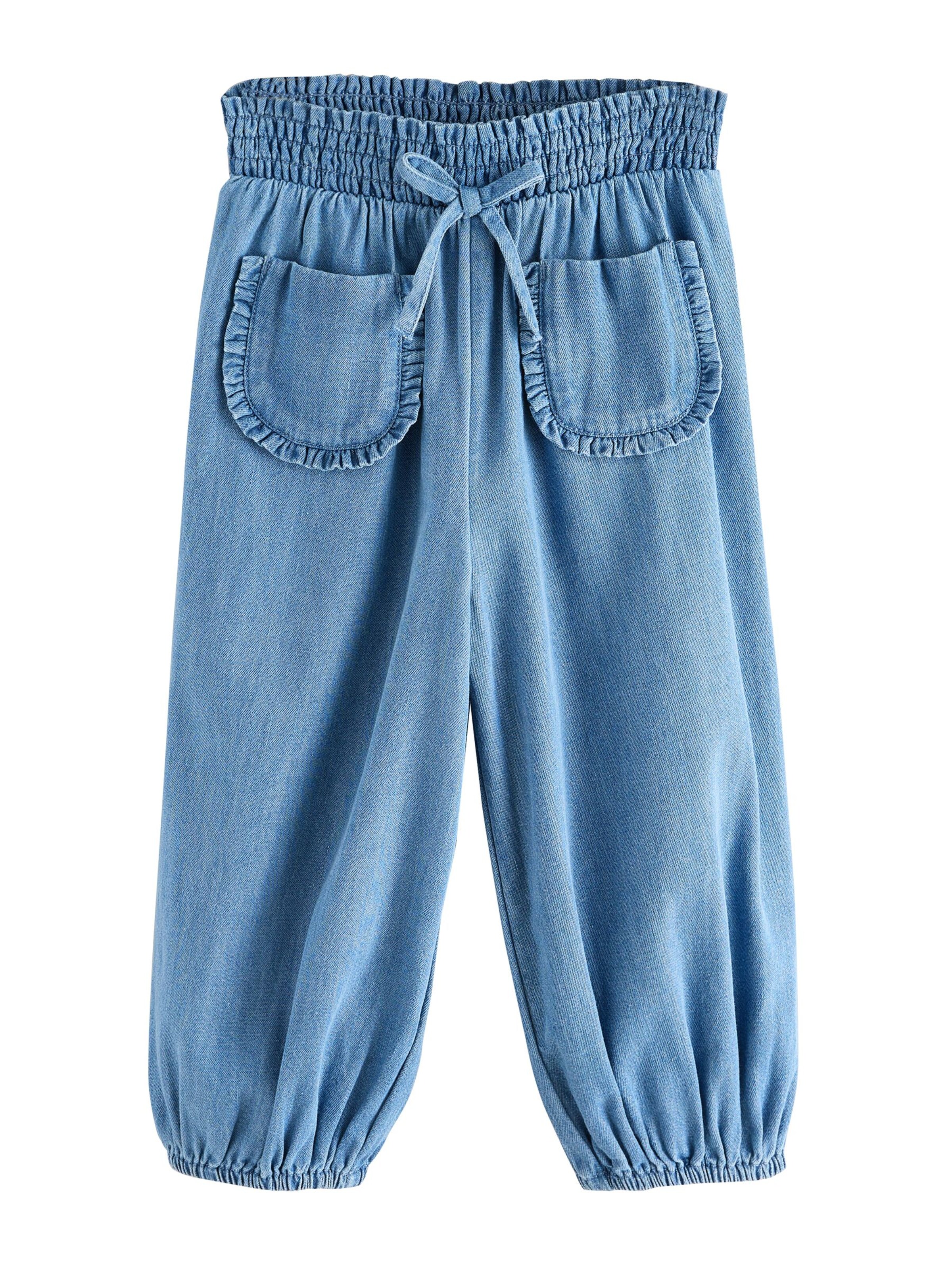 Next Regular Trousers in Blue: front