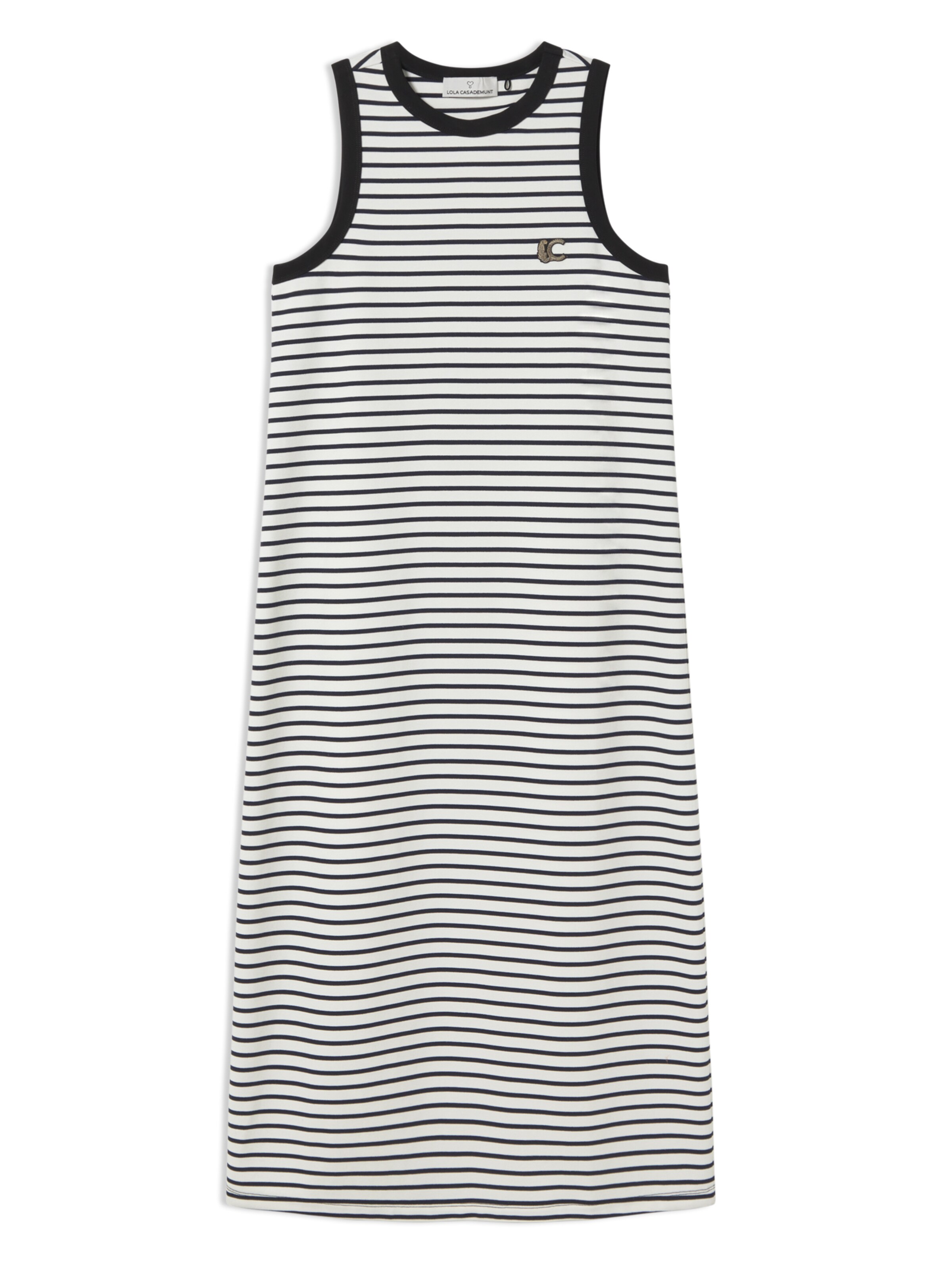 Rochie Lola Casademunt pe negru / alb, Vizualizare produs