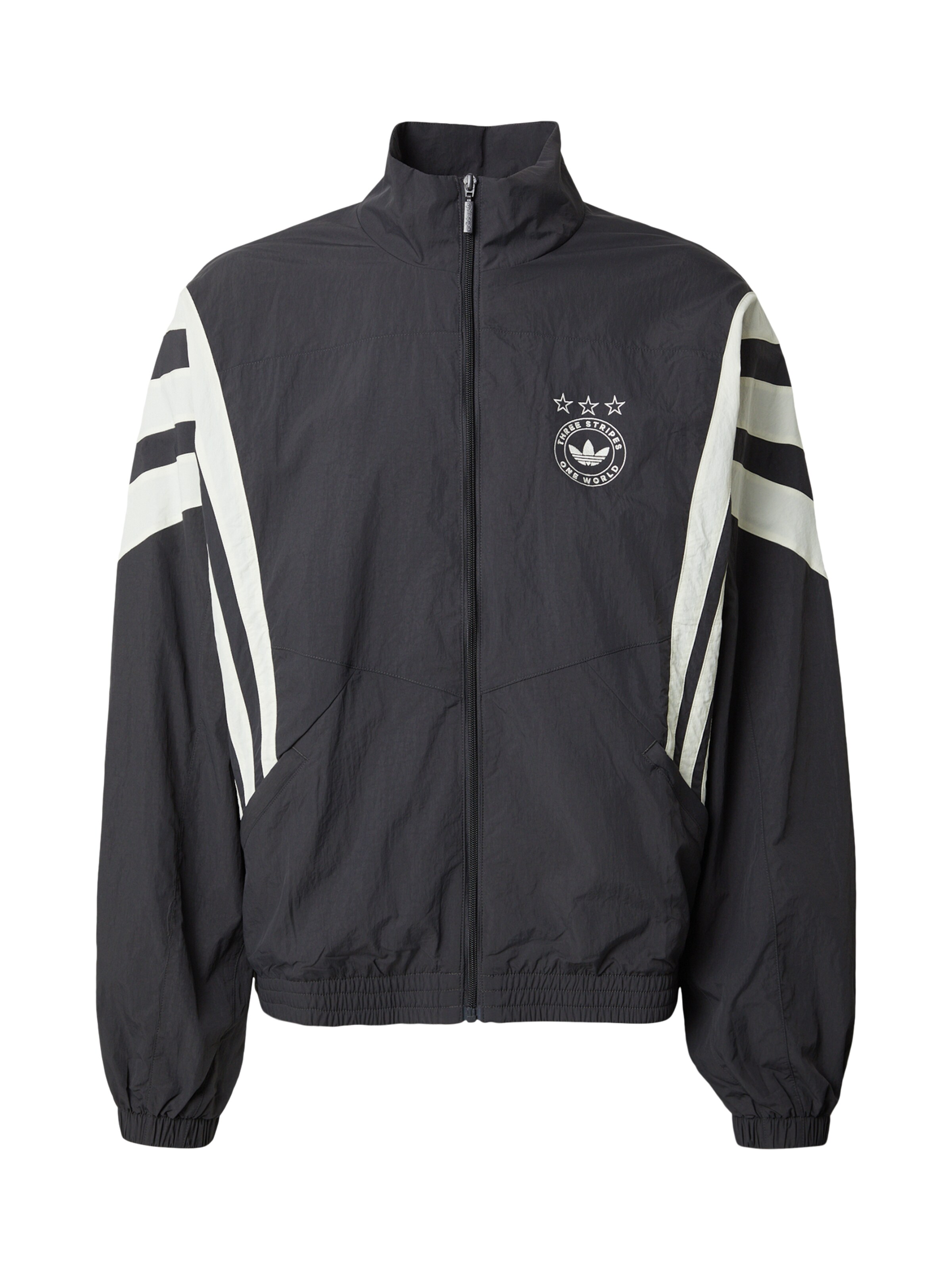 ADIDAS ORIGINALS Between-season jacket in Black / White, Item view