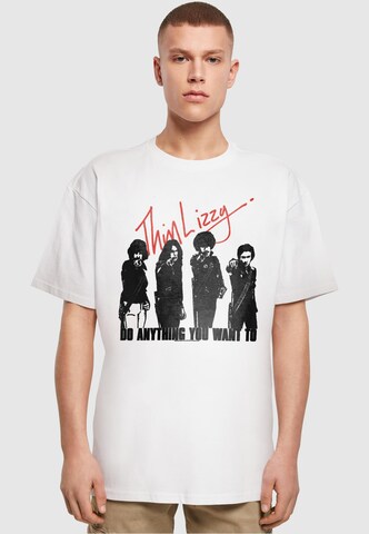 T-Shirt 'Thin Lizzy - Do Anything' Merchcode en blanc : devant
