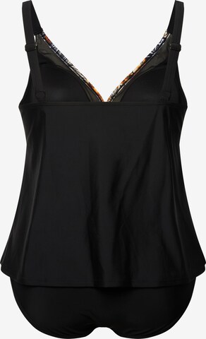 Bustier Tankini Ulla Popken en noir