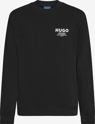 HUGO Collegepaita 'Nespon' koossa S värissä musta / valkoinen, Tuotenäkymä