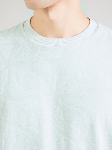 T-Shirt 'Flower' BOSS en bleu