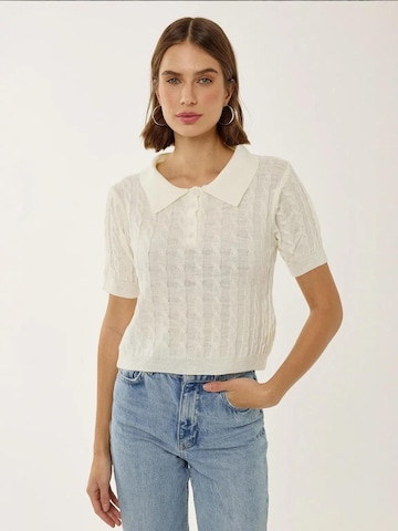 Pullover di Hiccup in bianco: frontale