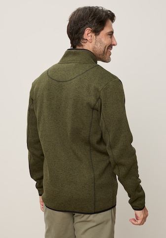 Man's World Fleece Jacket in Green