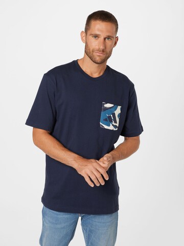ADIDAS PERFORMANCE Функционална тениска в синьо: отпред